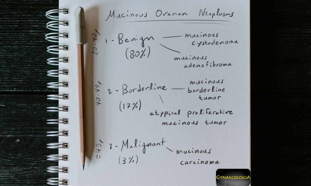 Mucinous ovarian neoplasms categories
